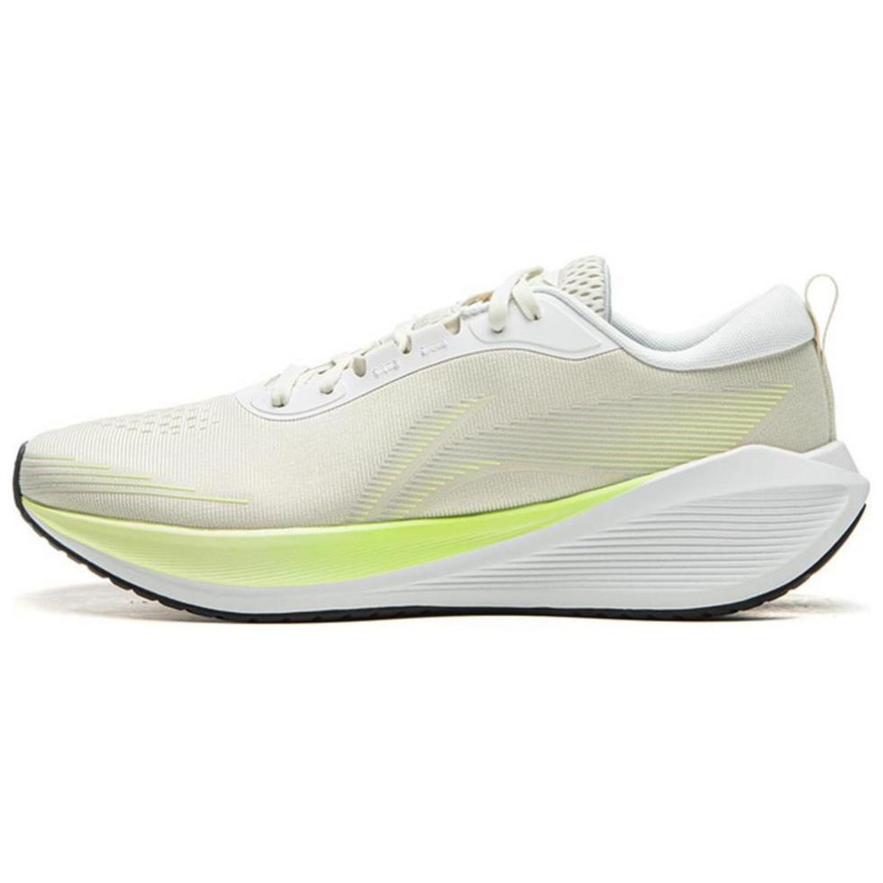 LiNing Riding The Wind Cushioning Slip Resistant Low Top Running Shoes Men's Beige Yellow