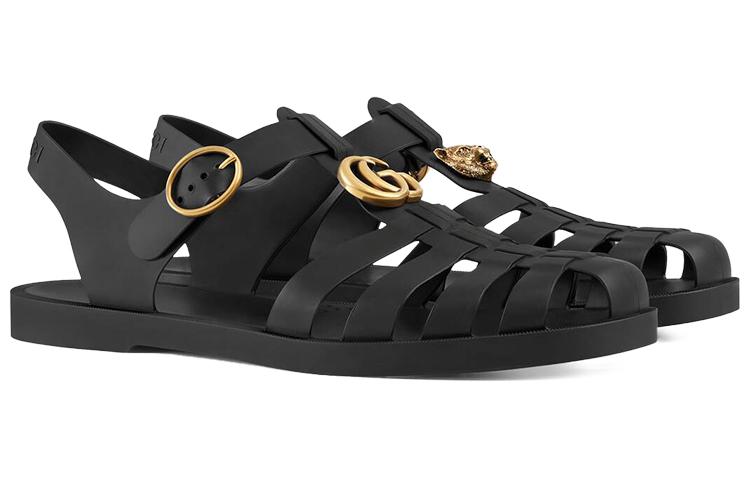 GUCCI Sandal 'Double G Black' купить в интернет-магазине Yoocart с быстрой доставкой по России.