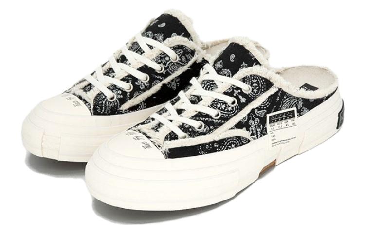 VESSEL Closed Toe Slippers Unisex Black White