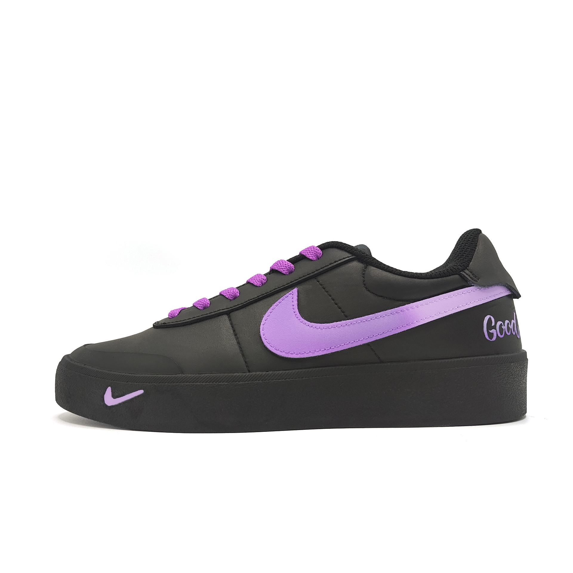 Nike Court Shot Abrasion Resistant Low top Skateboard Shoes Unisex Purple