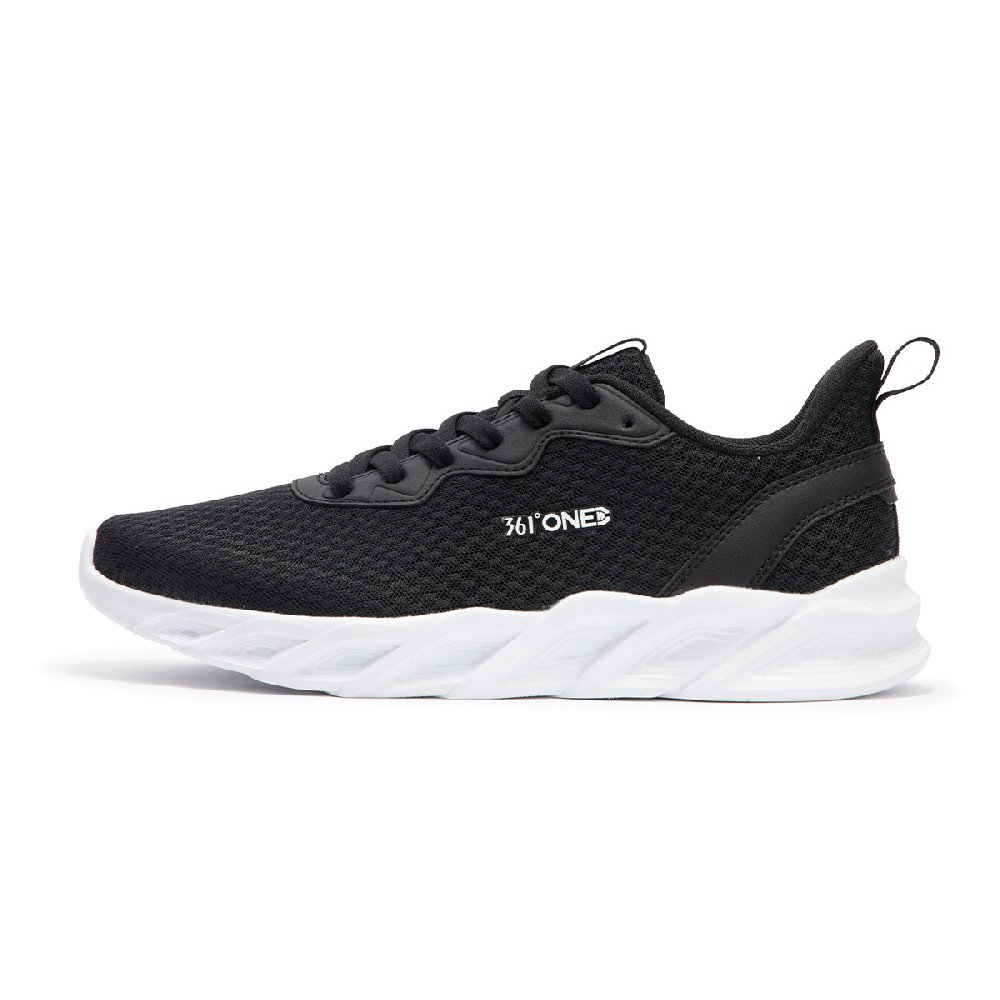 361° Abrasion Resistant, Breathable, Lightweight Low Top Casual Running Shoes Men's Black White
