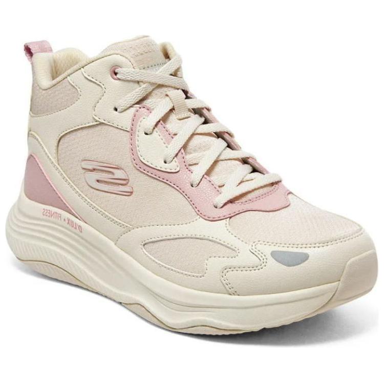 Skechers High Top Casual Shoes Women's Beige Pink купить в интернет-магазине Yoocart с быстрой доставкой по России.