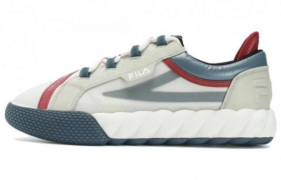 FILA CAMPO Low Top Skateboard Shoes Men's Coconut Milk White Oyster Gray