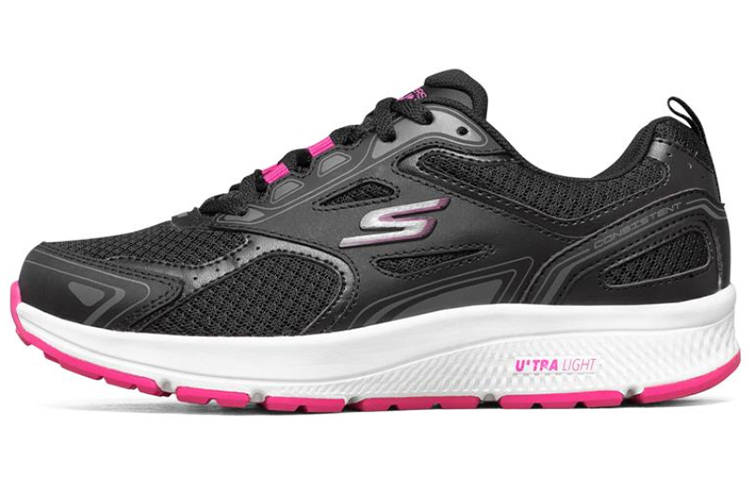 Skechers Go Run Consistent 'Black White Pink' Women's