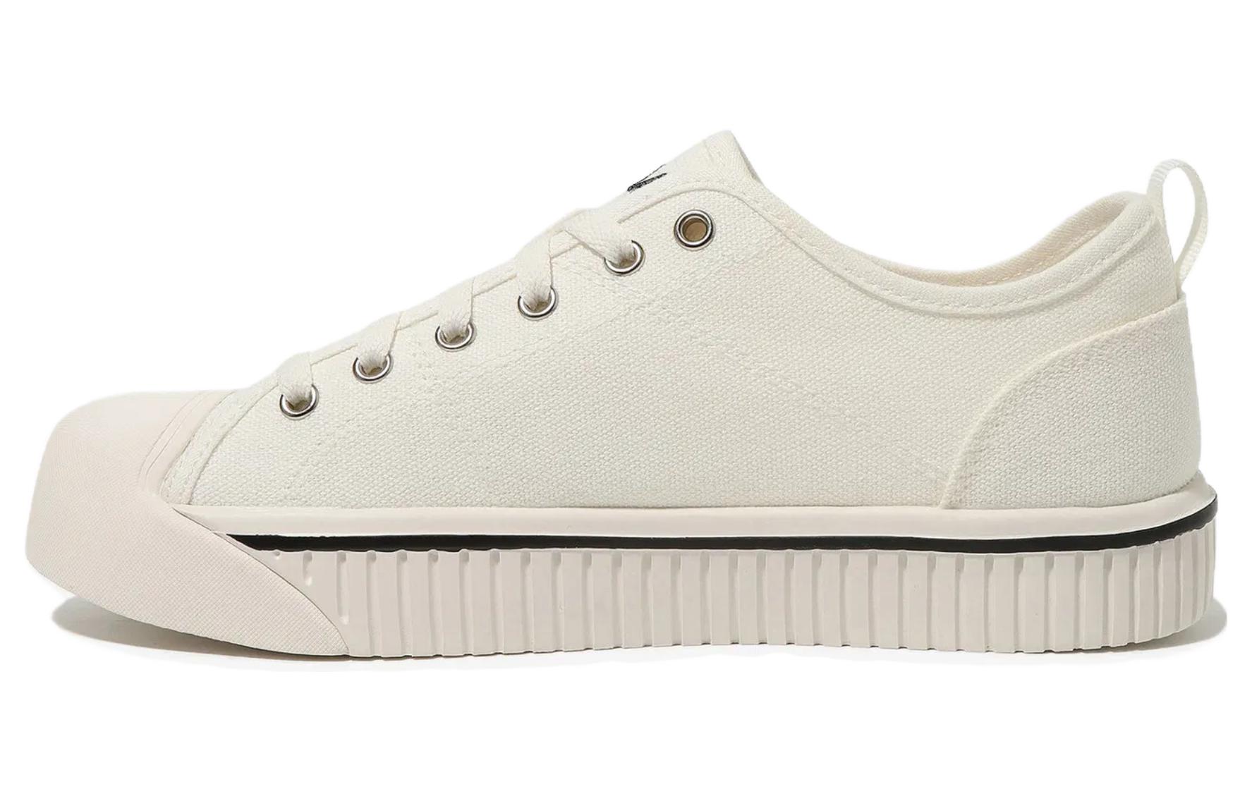 FILA Center Court G V3 Abrasion Resistant Breathable Low top Canvas Shoes Unisex Beige Korean Style