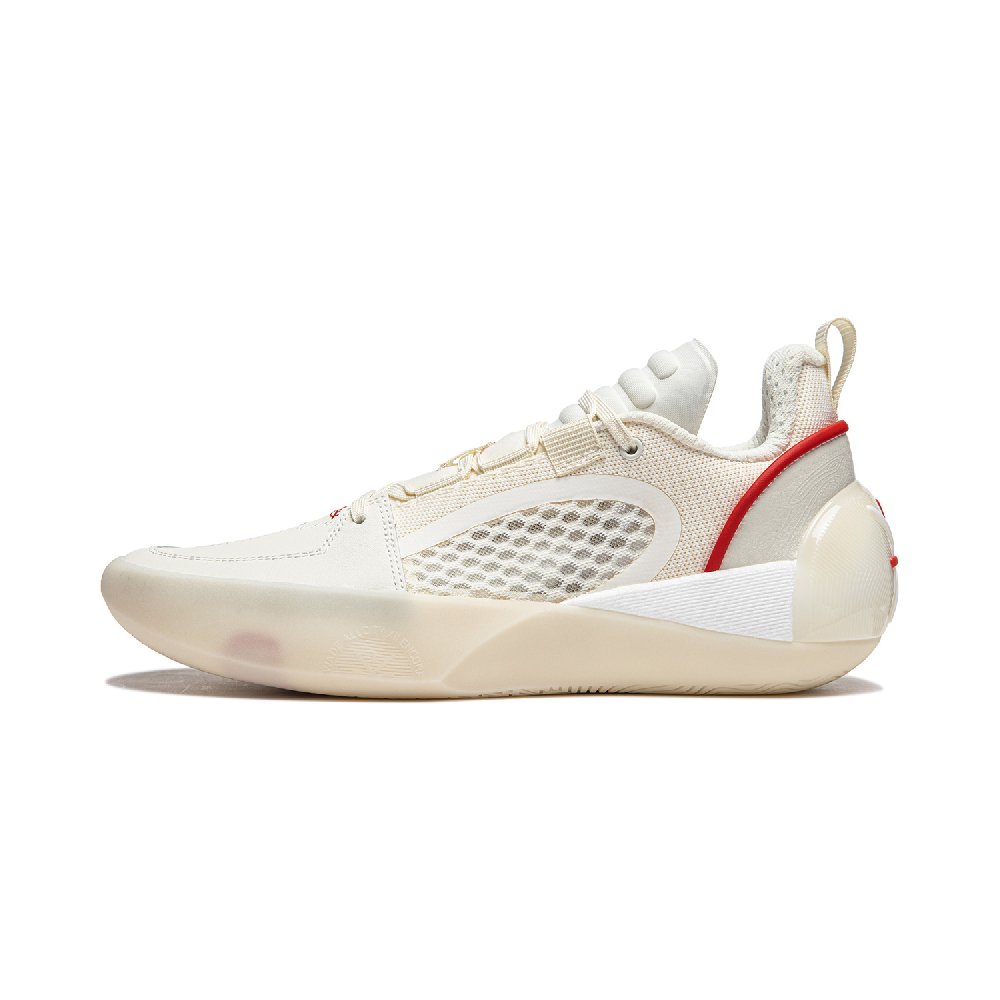 LINING All City 12 Encore Basketball Shoes Men's Low top Ecru