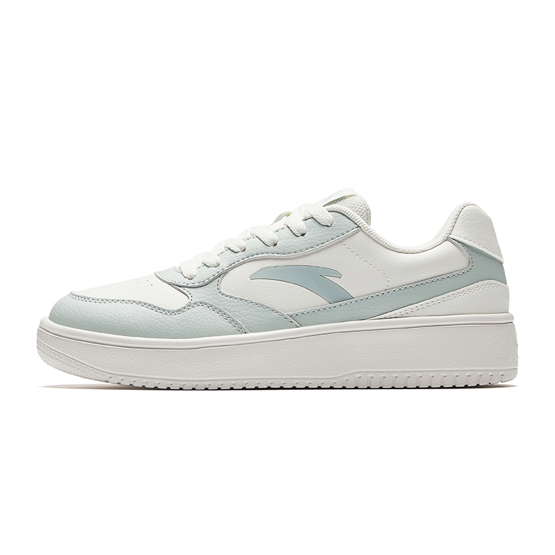 Anta Anti-Slip Wear-Resistant Low-Top Skateboard Shoes Women's White Blue