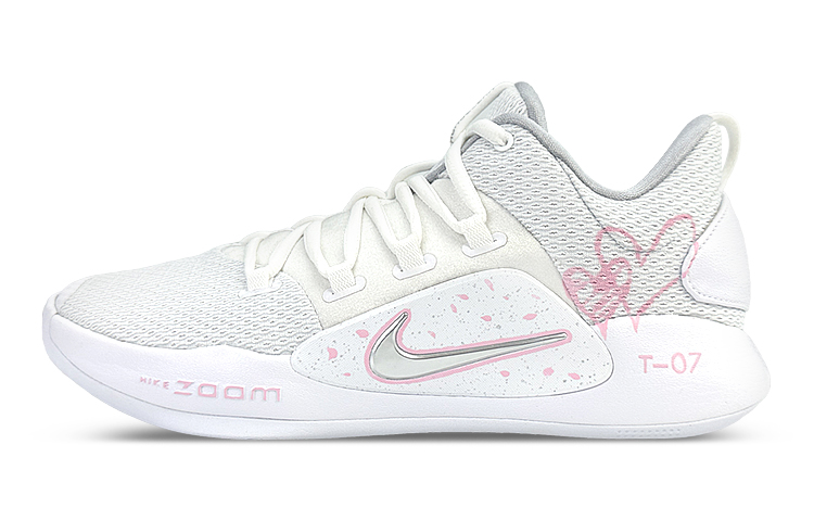 Nike Hyperdunk X Low 10 Cushioning, Slip Resistant, Abrasion Resistant, Breathable Low Top Basketball Shoes Men's White