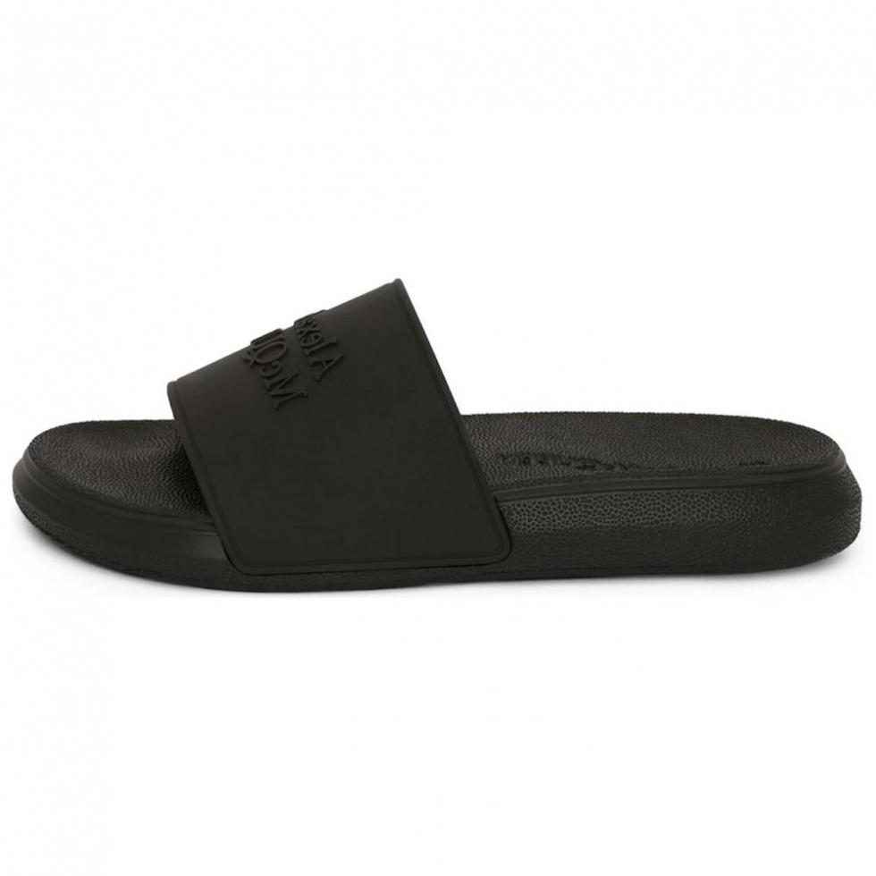 Alexander McQueen Pool Slide Black Women's