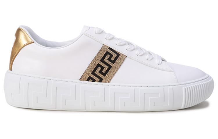 VERSACE Greca-print Flatform Sneakers купить в интернет-магазине Yoocart с быстрой доставкой по России.
