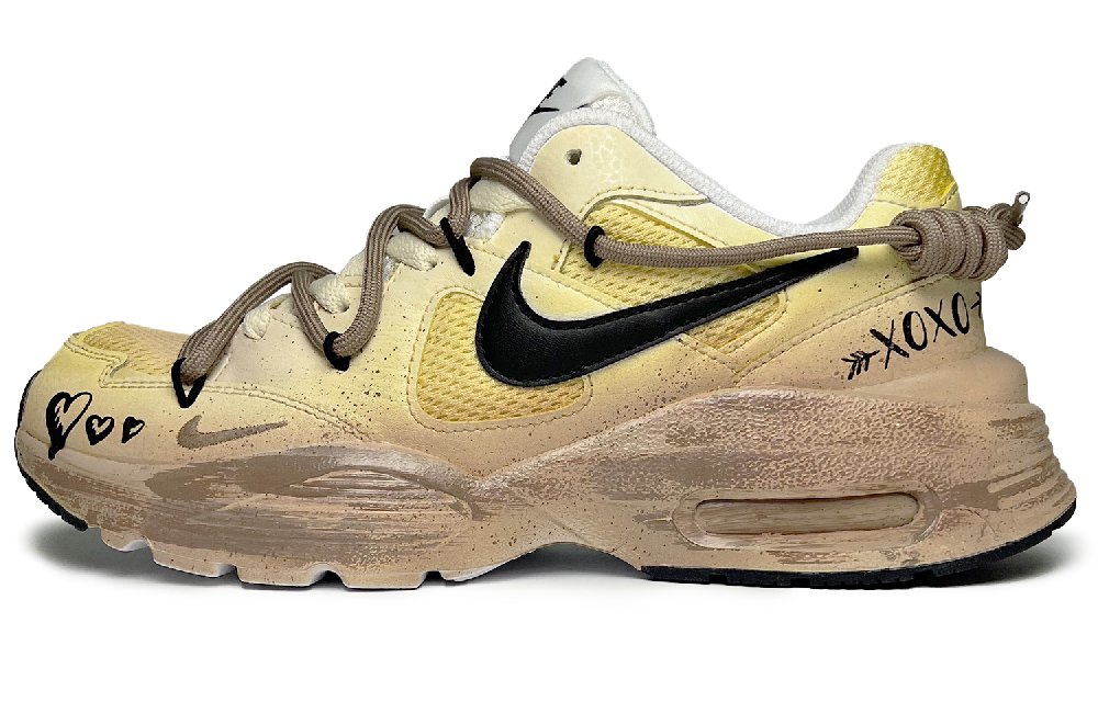Nike Air Max Fusion Low-Top Running Shoes Women's Yellow Black