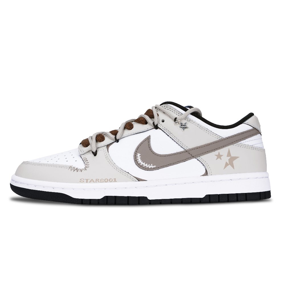 Nike Dunk Anti Slip Wear Resistant Low Top Skateboard Shoes Unisex Ecru