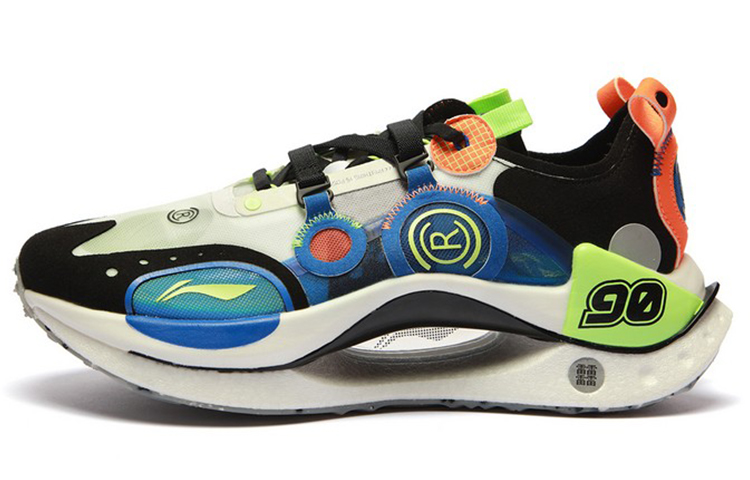 LiNing Casual Shoes Men's Low top Ivory/Crystal Blue/Black купить в интернет-магазине Yoocart с быстрой доставкой по России.