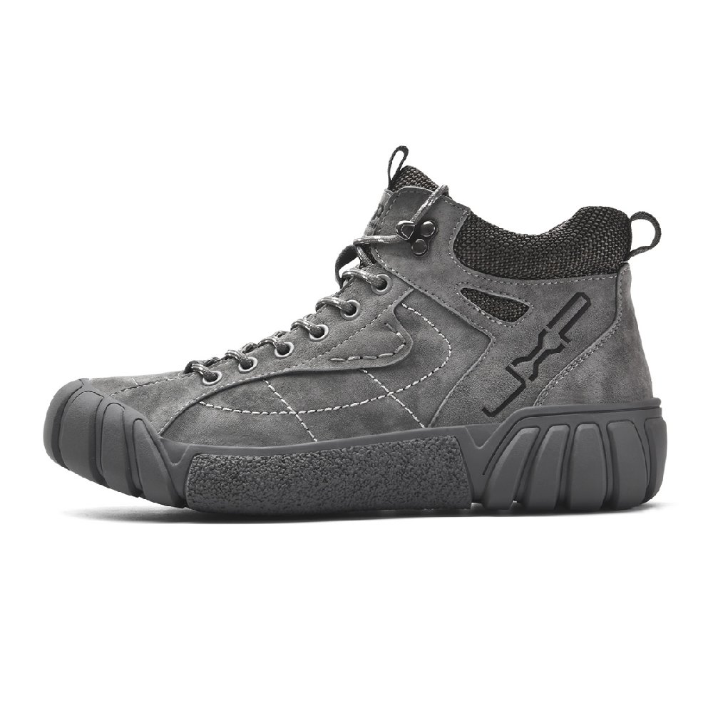 Jeep Mid Top Outdoor Shoes Men's Gray