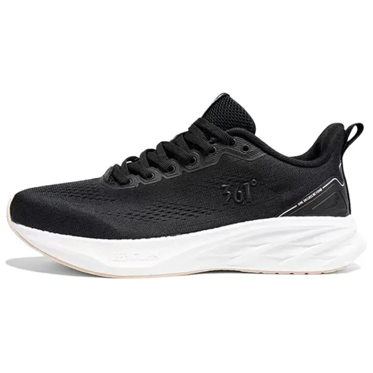 361° Slip Resistant And Breathable Low Top Casual Running Shoes Women's Black White
