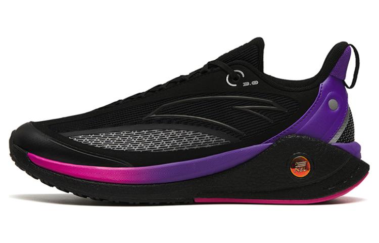 Anta C37 3.0 Anti-Slip And Wear-Resistant Breathable Low-Top Running Shoes Men's Black Red