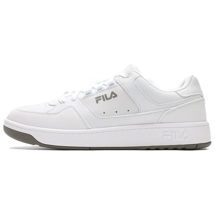 FILA Targa Anti-Slip Wear-Resistant Low-Top Skateboard Shoes Men's White