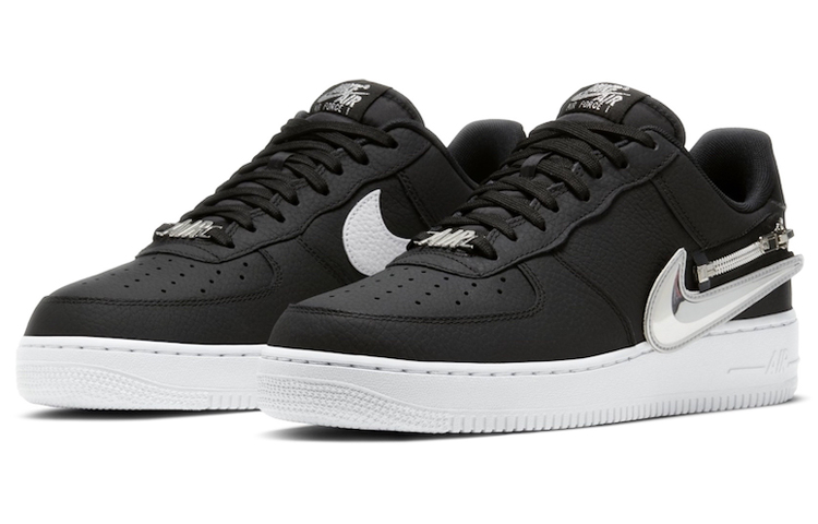 Nike Air Force 1 Low Zip Swoosh Black купить в интернет-магазине Yoocart с быстрой доставкой по России.