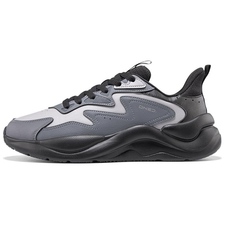 361° Wear resistant And Lightweight Low Top Running Shoes Men's Gray