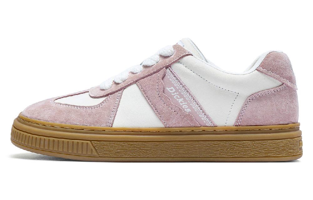 Dickies Low-Top Skateboard Shoes Women's Beige Pink