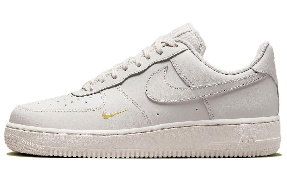 Nike Air FORCE 1 Кроссовки для скейтбординга Низкие Белый Желтый Женские