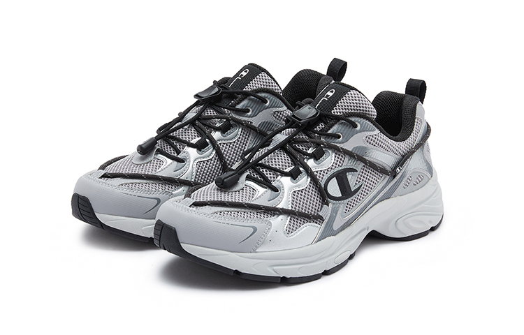 Champion Cushioning Wear-Resistant Low-Top Running Shoes Men's Light Gray купить в интернет-магазине Yoocart с быстрой доставкой по России.