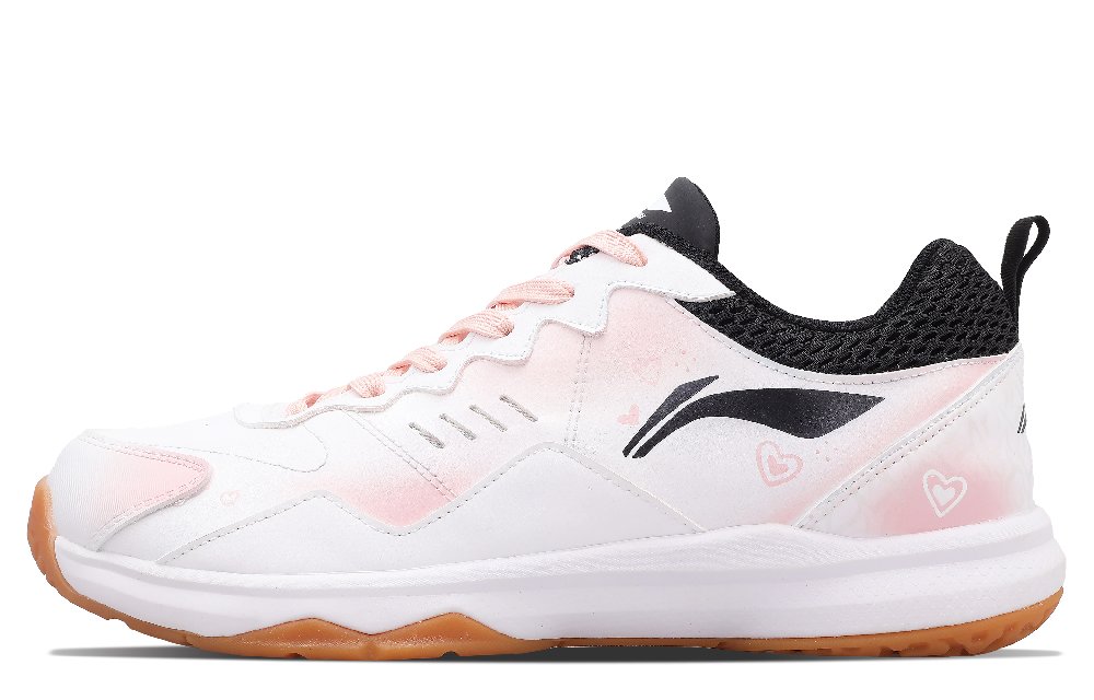 LiNing Ace Emotion Year Of The Dragon Sweet And Fragrant Slip-Resistant Low-Top Badminton Shoes Unisex Pink
