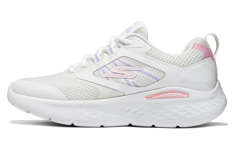 Skechers Go Run Lite Cushioning, Breathable, Lightweight Low top Running Shoes Women's White