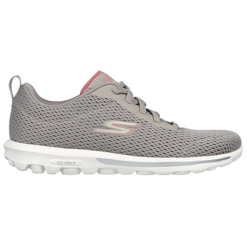 Skechers GO WALK Collection Low top Casual Shoes Women's Linen Gray купить в интернет-магазине Yoocart с быстрой доставкой по России.