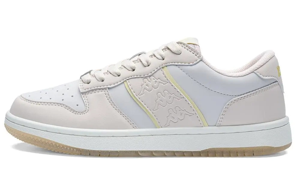 Kappa Back to Back Anti Slip Wear Resistant Low Top Skateboard Shoes Women's Pink Gray