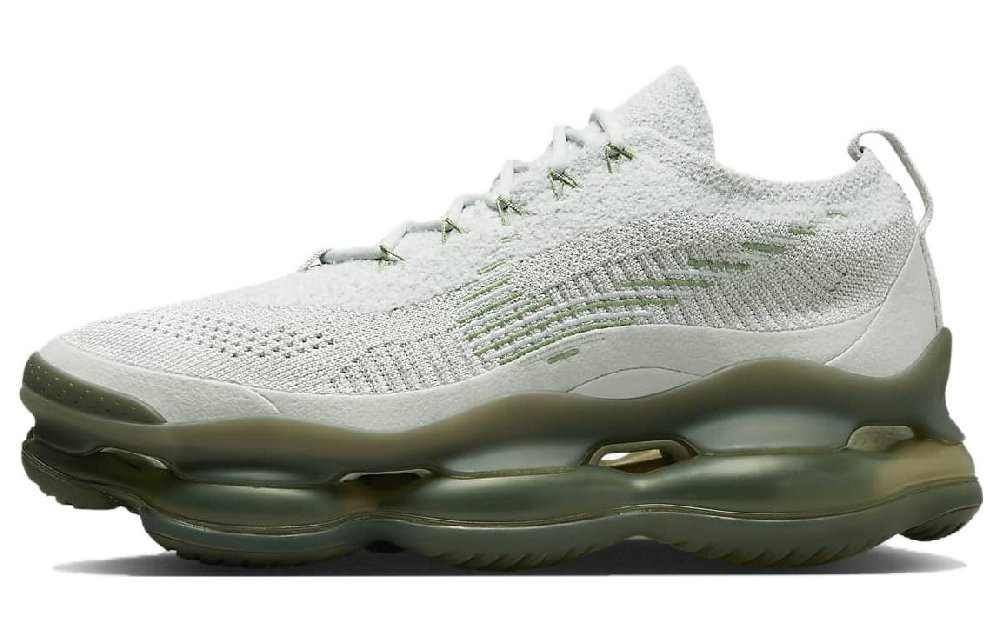 Nike Air Max Scorpion Беговые кроссовки Низкие Серебристо-зеленые Мужские