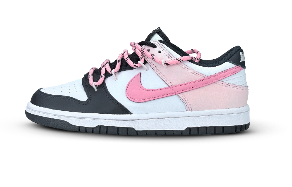Nike Dunk Pink Trace Cushioning Lightweight Low Top Skateboard Shoes Unisex Pink