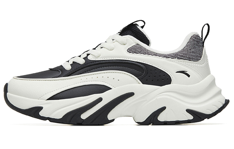 Anta Low-Top Sports Casual Shoes Women's Black White