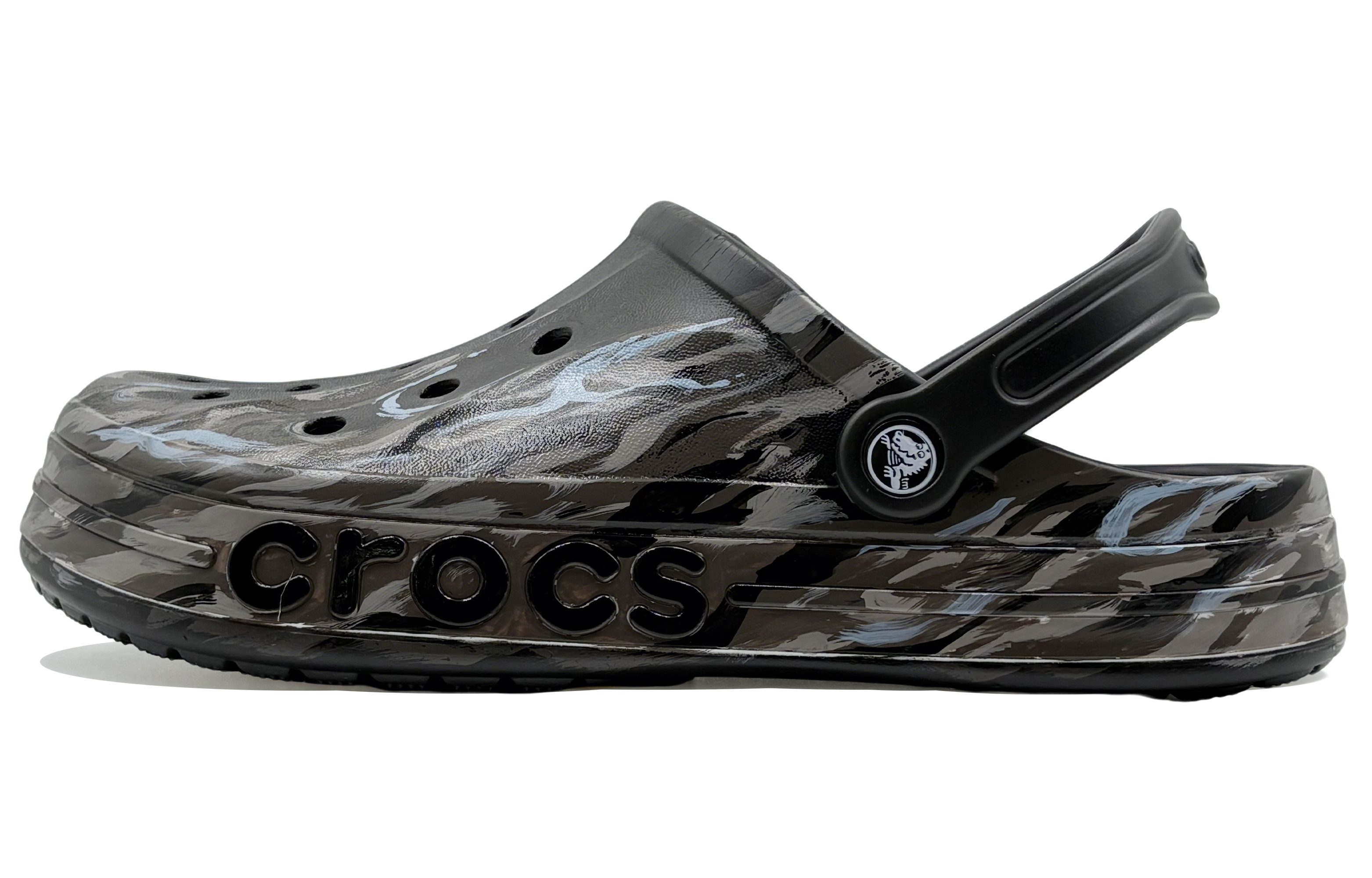 Crocs Bayaband Clog Box, He Su Space, Dark Night Vortex Clogs Unisex