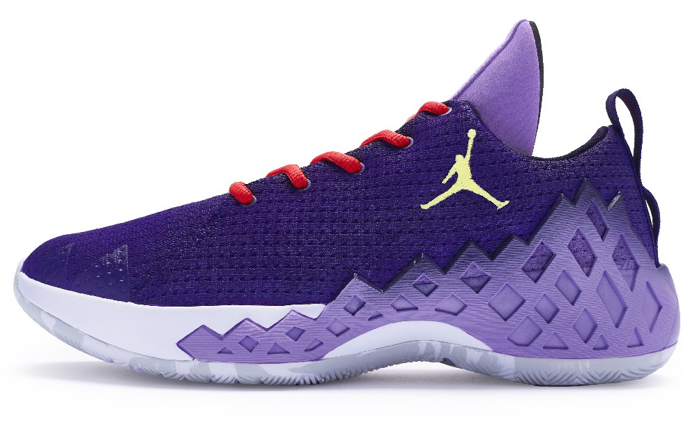 Jordan Jumpman Diamond Anti Slip Wear Resistant Low Top Performance Basketball Shoes Men's Fuchsia
