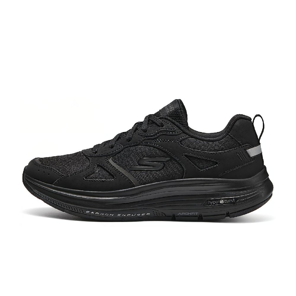 Skechers Cushioned Wear-Resistant Water-Resistant Low-Top Casual Running Shoes Women's Black