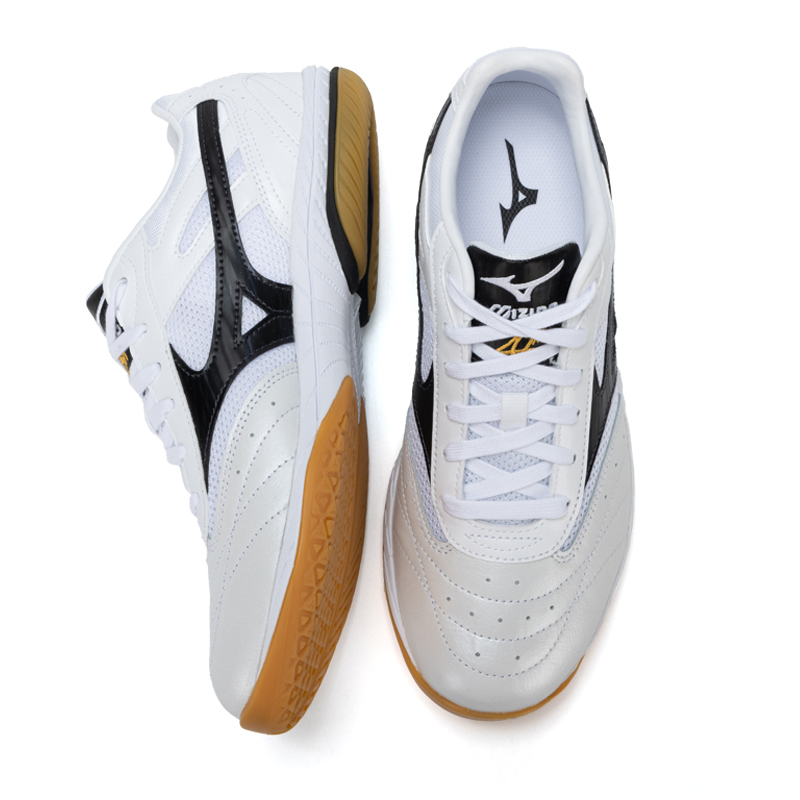 Mizuno Anti Slip And Wear Resistant Breathable Low Top Training Shoes Unisex White Black