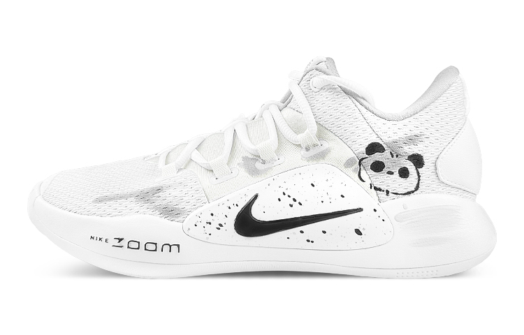 Nike Hyperdunk X Cushioned Slip-Resistant Breathable Lightweight Low-Top Basketball Shoes Men's Black White