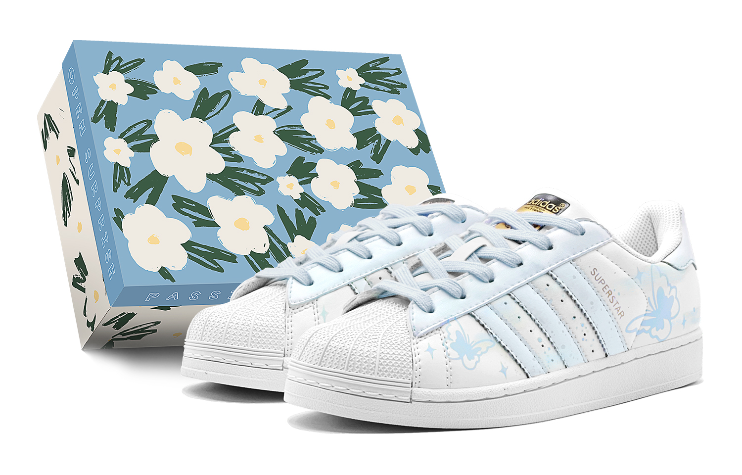 Adidas Originals Superstar Skateboard Shoes Unisex Low top White