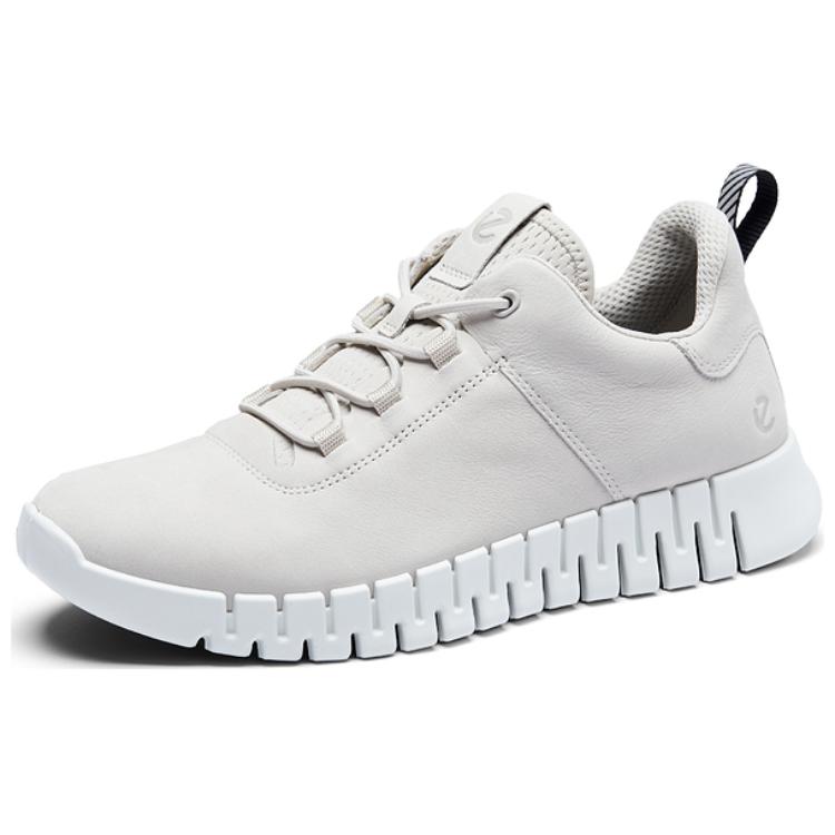 Ecco Smart Series Low-Top Casual Shoes Men's Gray White купить в интернет-магазине Yoocart с быстрой доставкой по России.