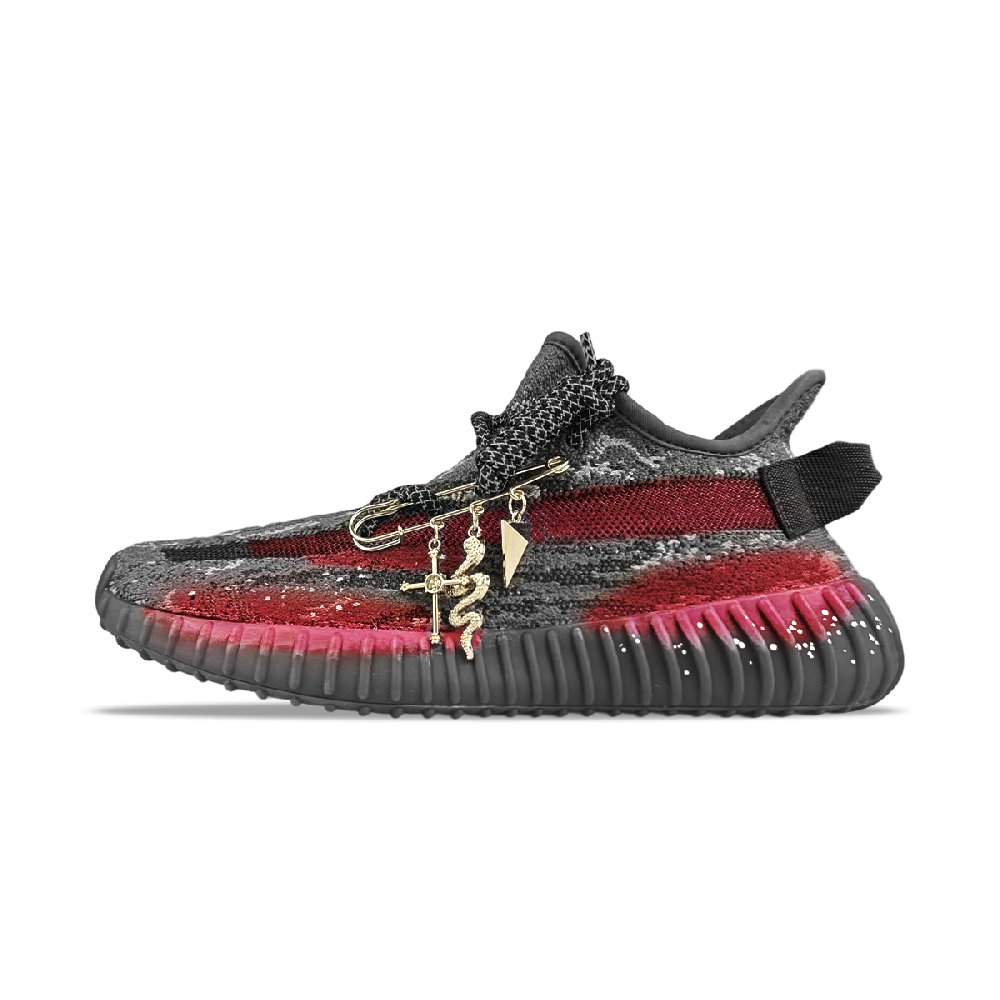 Adidas Originals Yeezy Boost 350 V2 BNK Marsh Red Low top Casual Shoes Unisex