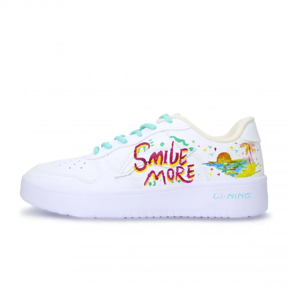 LiNing Pontoon Boats Abrasion Resistant, Lightweight, And Breathable Low top Skateboard Shoes Unisex