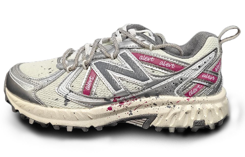New Balance NB 410 Slip Resistant Low Top Running Shoes Unisex Silver Gray