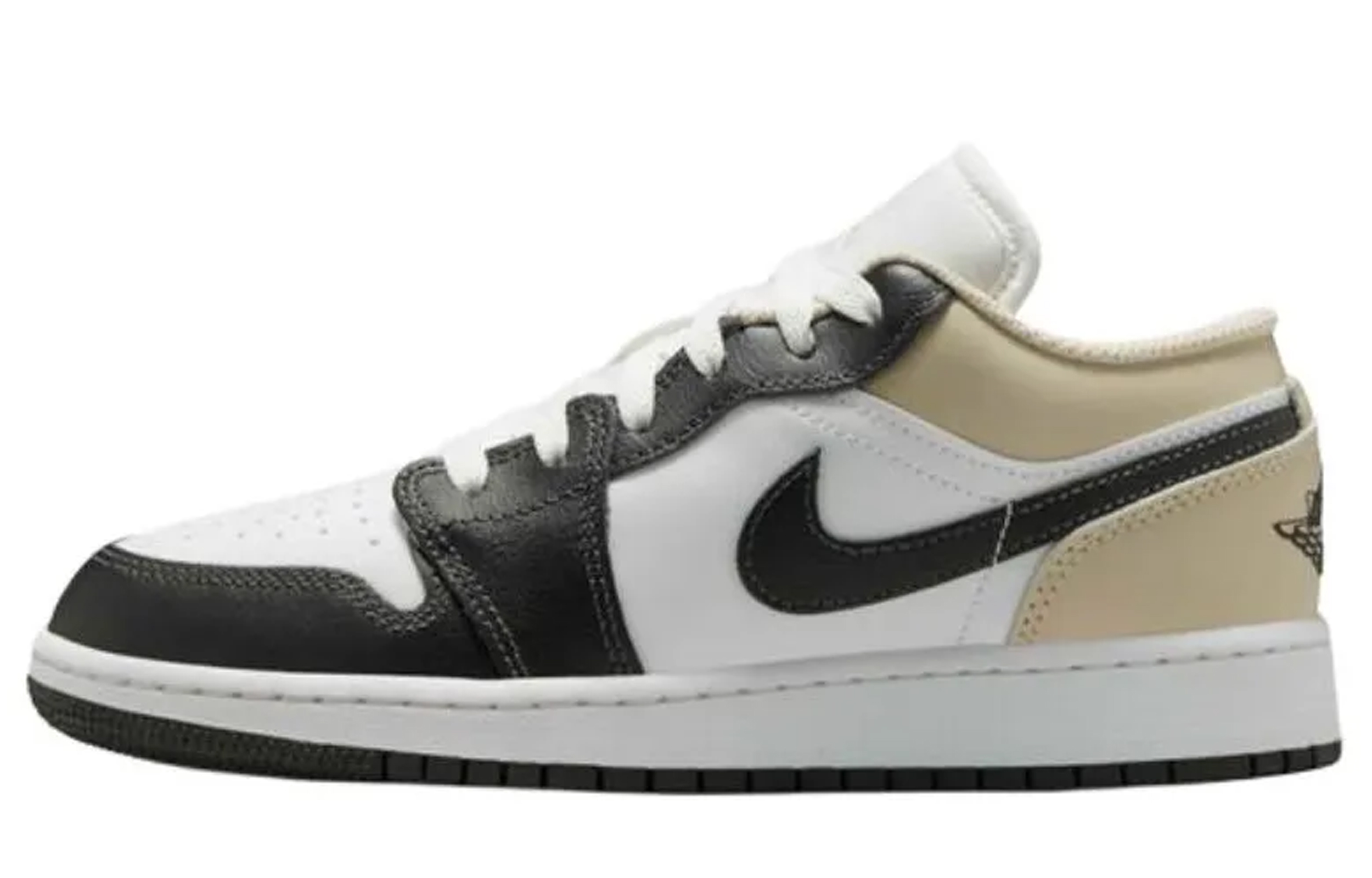 Jordan Air Jordan 1 Strawberry Salt Abrasion Resistant Low Top Vintage Basketball Shoes Unisex Black Pink купить в интернет-магазине Yoocart с быстрой доставкой по России.