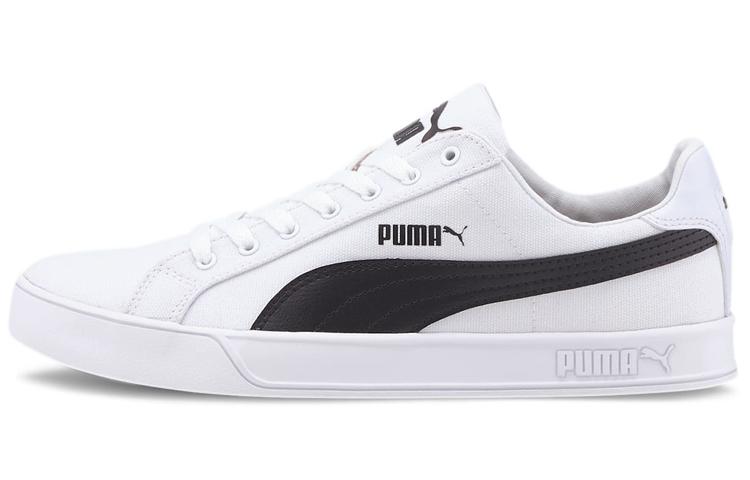 PUMA Smash Vulc Canvas 'White Black'
