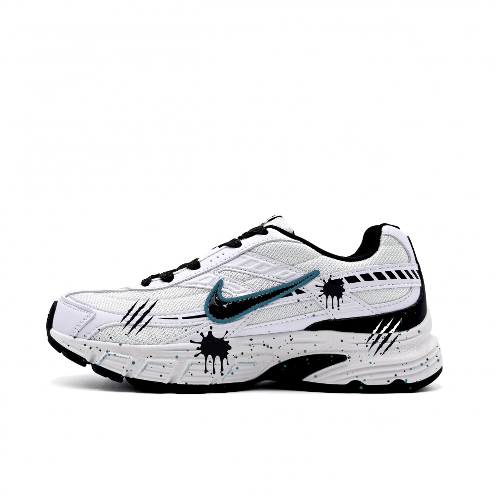 Nike Initiator Cushioning, Wear Resistant Low top Running Shoes Unisex Black Blue