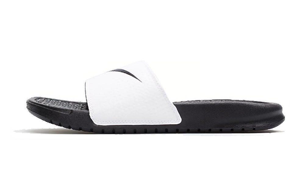 Nike Klapki Benassi Swoosh 'Black White' Women's