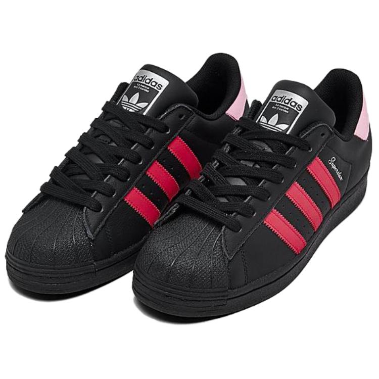 Superstar Women's Adidas Originals 'Black Scarlet Pink' Women's