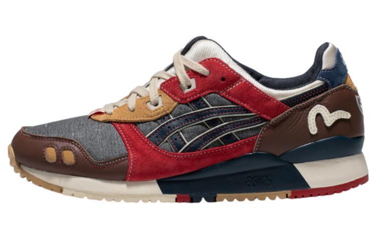 EVISU X Asics Gel-Lyte 3 Red Gray Brown