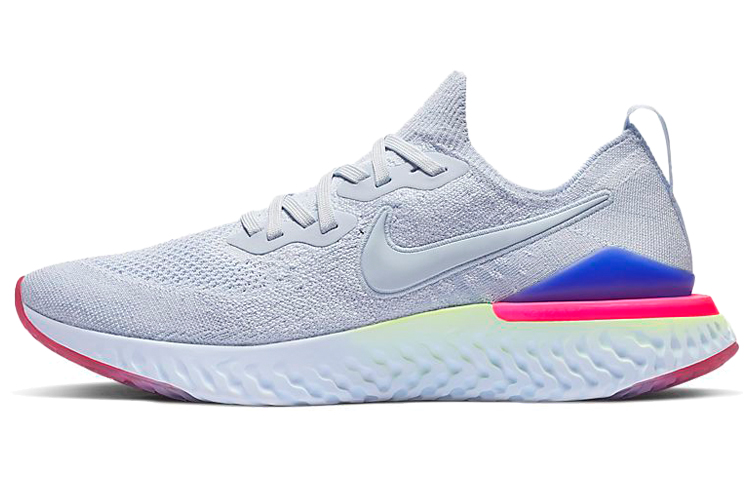 Nike Epic React Flyknit 2 Hydrogen Blue Sapphire Hyper Pink Women's
